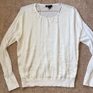 DKNY White Long Sleeve Top- Bundle with the other black one for more savings!